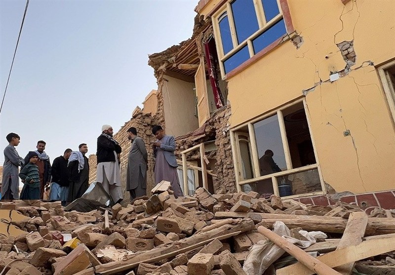Earthquake aftermath near Herat, Afghanistan