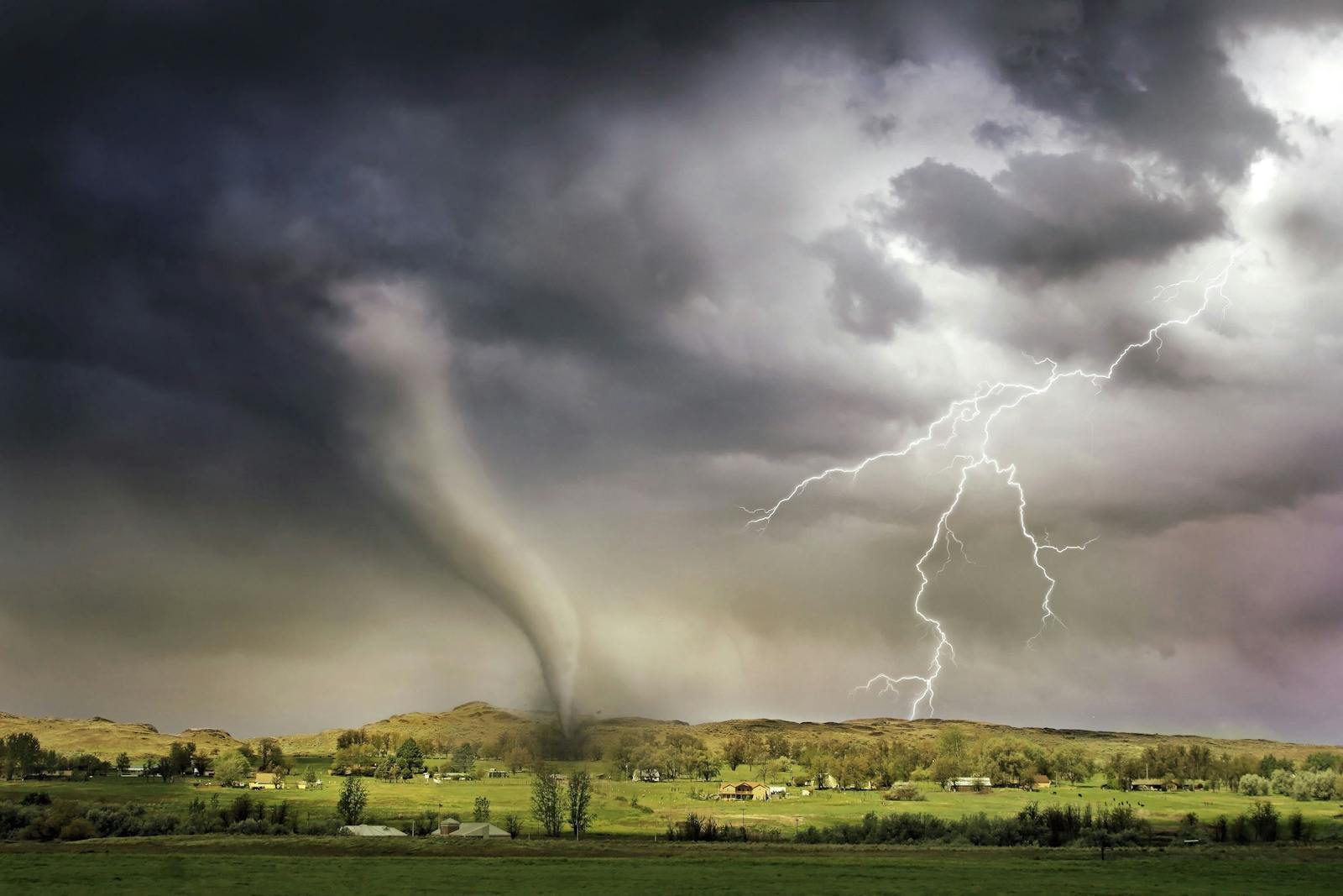 Tornado damage in Enid, Oklahoma